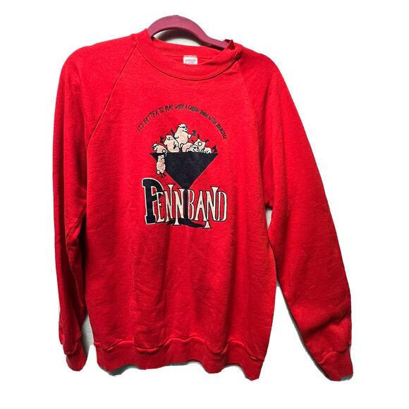 Jerzees Other - Vintage Jerzees by Russell Red Crewneck Sweatshirt Mens XL 46‎ Made In USA